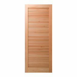 Folha de Porta Maciça 210x70cm Eucalipto PM09 Veneziana Cruzeiro Portas - 1