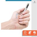 Ver imagem 6 de Kit Jogo Vazador de Couro Eva 8 Peças Starfer Furador Perfurador Lona Papelão Manual Circulo 3mm a 1