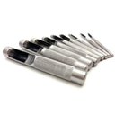 Ver imagem 1 de Kit Jogo Vazador de Couro Eva 8 Peças Starfer Furador Perfurador Lona Papelão Manual Circulo 3mm a 1