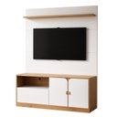 Ver imagem 5 de Estante Home para Tv 55 Polegadas e Nicho Monza Bege Cinamomo/Off White