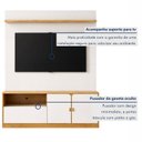Ver imagem 6 de Estante Home para Tv 55 Polegadas e Nicho Monza Bege Cinamomo/Off White
