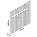 Ver imagem 3 de Painel Ripado Para Tv até 85 Polegadas com Led 1 Prateleira 273,6cm Gelius Móveis
