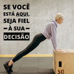 Adesivo de Parede Frase Se Você Está Aqui, Seja Fiel À Sua Decisão - 2