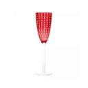 Ver imagem 2 de Conjunto 2 Tacas de Champagne de Vidro Orquidea Vermelho 200ml