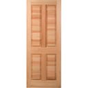 Ver imagem 4 de Folha de Porta Maciça em Eucalipto acabamento Natural 210x70cm PM44 Hagá Cruzeiro Portas