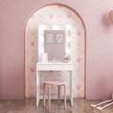 Ver imagem 1 de Penteadeira Camarim Infantil com Espelho 1 Gaveta Lily 