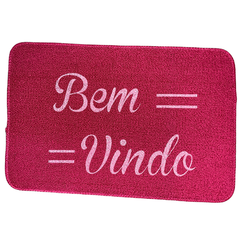 Capacho Estampado 40x60 100% Propileno - Vinho