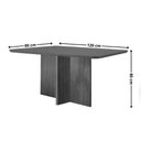 Ver imagem 2 de Conjunto: Mesa Sala Jantar Berlim Curvo 120cm + 4 Cadeiras Havana Naturale - Suede Marrom - Rufato