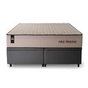 Ver imagem 5 de Conjunto Box Baú King San Diego Cinza 193x203x74 Espuma D33