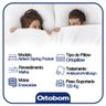 Cama Box Baú Casal Suede Bipartido + Colchão Ortobom Airtech Molas Ensacadas 65x138x188 Bege - 4
