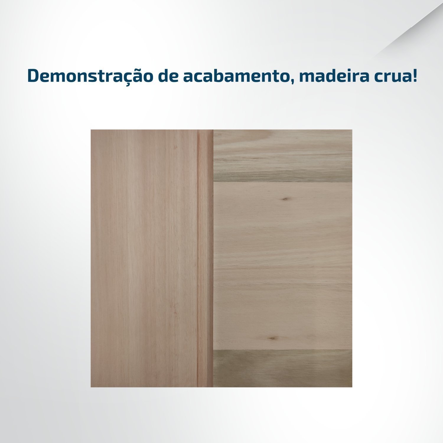 Folha de Porta Maciça 210x80cm Eucalipto PM46 Hagá Cruzeiro Portas - 4