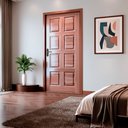 Ver imagem 1 de Folha de Porta Maciça em Eucalipto Acabamento Natural 210x80cm PM46 Custom Cruzeiro Portas Marrom