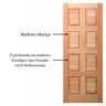 Folha de Porta Maciça 210x80cm Eucalipto PM46 Custom Cruzeiro Portas - 4