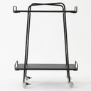 Ver imagem 6 de Carrinho Multiuso em Metal Organizador para Sala e Cozinha Leck Preto