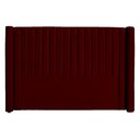 Ver imagem 1 de Cabeceira Ripada Estofada para Cama Box Casal Queen - Suede - Várias Cores:bordo