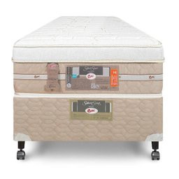 Cama Box Solteiro Castor Silver Star Air One Face Pocket 88x188x59 + Box Castor - 2