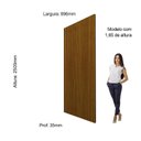 Ver imagem 4 de Painel Ripado em Placa 250,5x89,6 (2,24m²) MDF