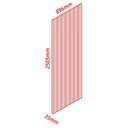 Ver imagem 3 de Painel Ripado em Placa 250,5x89,6 (2,24m²) MDF