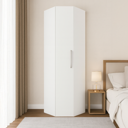 Modulo Ja Georgia Armário de Canto Branco Fosco - 3