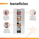 Ver imagem 5 de Modulo Ja Georgia Armário de Canto Branco Fosco