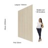 Painel Ripado em Placa 250,5x134,4cm (3,36m²) MDF - 4