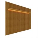 Ver imagem 2 de Painel para TV até 85 Polegadas Impressão Ripada com LED 1 Prateleira 268,8cm Requinte Gelius Móveis