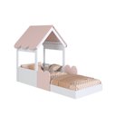 Ver imagem 3 de Cama Infantil Montessoriana com Casinha Infanto Branco/Rosa Milkshake