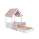 Ver imagem 4 de Cama Infantil Montessoriana com Casinha Infanto Branco/Rosa Milkshake