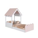 Ver imagem 7 de Cama Infantil Montessoriana com Casinha Infanto Branco/Rosa Milkshake