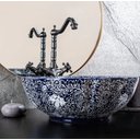 Ver imagem 4 de Cuba Apoio Evier Lavatório Art Portuguesa Azul Lisboa Gloss