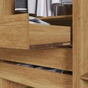 Ver imagem 4 de Guarda Roupa Solteiro 4 Portas Recife C/ Pés Salleto