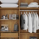 Ver imagem 5 de Guarda Roupa Solteiro 4 Portas Recife C/ Pés Salleto