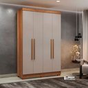 Ver imagem 2 de Guarda Roupa Solteiro 4 Portas Recife C/ Pés Salleto