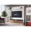 Ver imagem 4 de Rack com Painel Ripado para TV até 50 Polegadas 160cmx149,5cm Impressão Adega e Cristaleira Turim