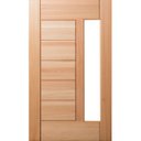 Ver imagem 3 de Folha de Porta Maciça em Eucalipto acabamento Natural 210x100cm PM76 Lira Cruzeiro Portas