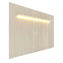 Ver imagem 2 de Painel para TV até 85 Polegadas Impressão Ripada com LED 1 Prateleira 313,6cm Requinte Gelius Móveis