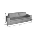 Ver imagem 4 de Sofá Linho 4 Lugares 230cm Living Donna RR Divano