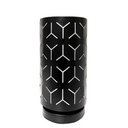 Ver imagem 1 de Abajur Luminária Preta De Mesa 29cm Bivolt 110/220v