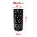 Ver imagem 2 de Abajur Luminária Preta De Mesa 29cm Bivolt 110/220v