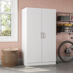 Armário Multiuso Kappesberg 2 Portas 3 Prateleiras Branco - 9