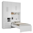Ver imagem 1 de Dormitório de Solteiro sem Cama 1225s Esquerdo Branco