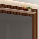 Ver imagem 7 de Painel Tv 60 Pol 180cm e Bancada com Rodízio Sala Navel Havana/fendi C01 - D’Rossi