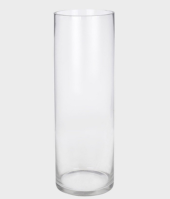 Vaso Decorativo Vidro Tubo Transparente Grande 50cm Único
