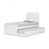 Cama Bibox Solteiro Colônia Branca com 02 Colchões - 3