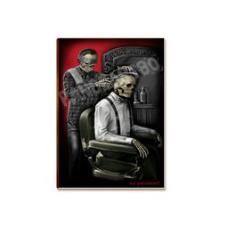 Kit 2 Placas Mdf Studio Barbearia Pronto para Instalar Br28 - 6