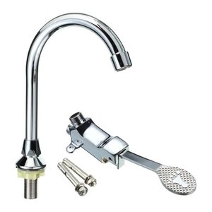 Torneira Valvula Pedal Acionamento Controle Sem Maos Pes Hospital Laboratorio Medico Banheiro