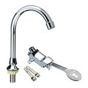 Ver imagem 1 de Torneira Valvula Pedal Acionamento Controle Sem Maos Pes Hospital Laboratorio Medico Banheiro