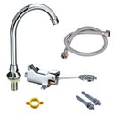 Ver imagem 7 de Torneira Valvula Pedal Acionamento Controle Sem Maos Pes Hospital Laboratorio Medico Banheiro