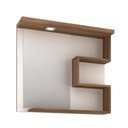 Ver imagem 2 de Armário para Banheiro com Espelho e Luminária LED 68cm Veneza