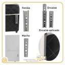 Ver imagem 6 de Cama Box Baú com Cabeceira Cassis e Colchão Ortobom Airtech Springpocket Queen 158cm